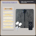 USB rechargeable reflexology foot massager mat with remote control and orange foot pad