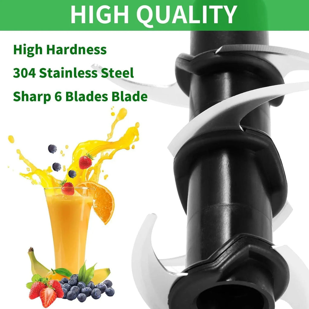 Stainless steel replacement knife seat accessory for blenders and juicers.