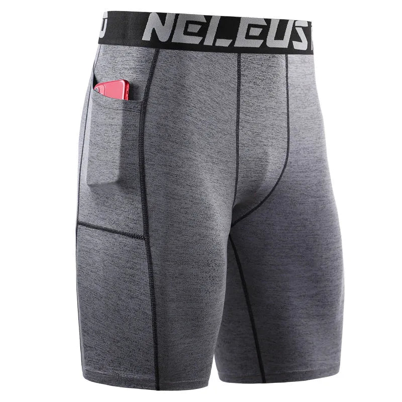 Men's milk silk polyester tight shorts for running and fitness in various colours