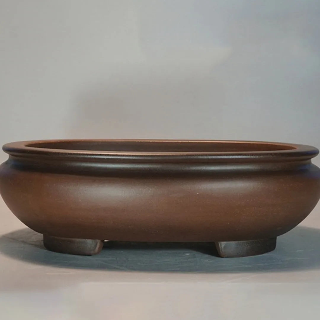 Purple sand indoor desktop flowerpot measuring 58x47x18cm with classical handmade design