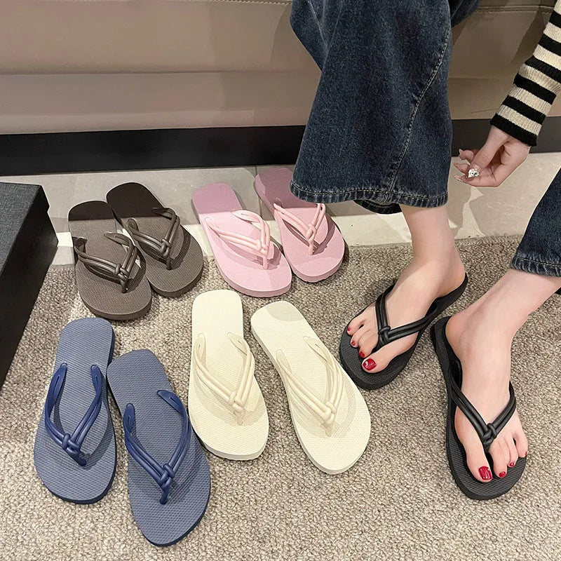 Men's PVC flip flops in a toe-covering style with a non-slip sole, shown in one of the available colours