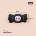 Small plush cat teaser toy in candy, eyes or skull design for pet play