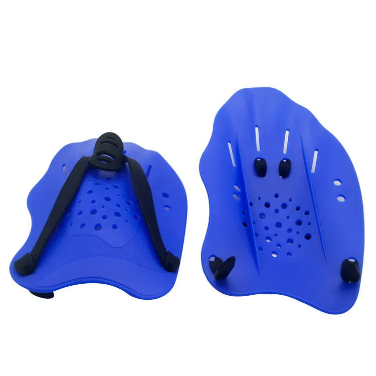 Swimming training paddle webbed aids for freestyle stroke practice in multiple colours and sizes