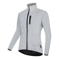 Silver BL220 waterproof polyester long-sleeved jacket on a hanger.