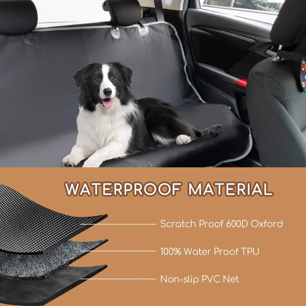 General model black waterproof Oxford cloth automotive pet pad 140x110cm for dogs in car boot