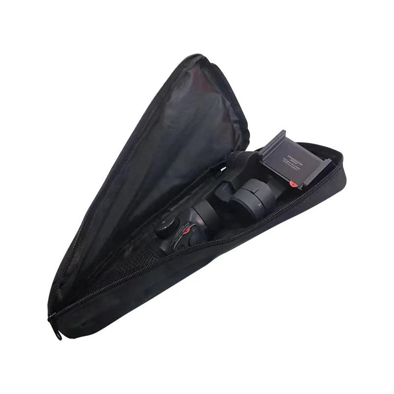 Black cloth storage bag for mobile phone stabilizer and gimbal accessories
