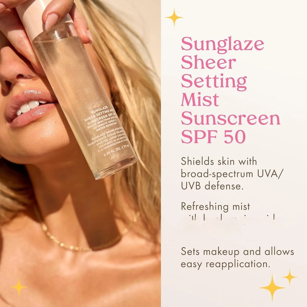 75ml moisturising and nourishing protective face setting spray in a bottle.