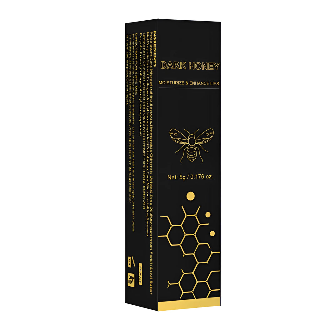 Dark Honey dark lipstick 5g tube with matte finish for universal skin types