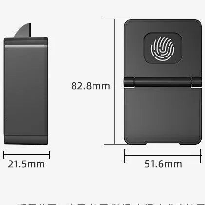 F079 punch-free invisible electronic drawer lock with key on modern drawer.