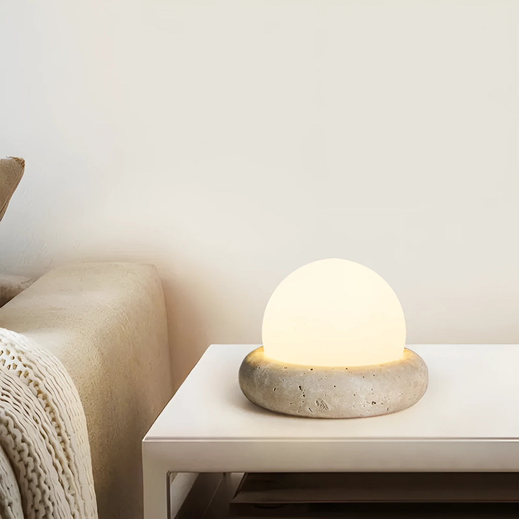 Modern cream bedside night light with remote control for children's rooms