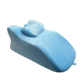 Stomach sleeping pillow designed for prone positions, available in four colours