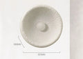 Japanese minimalist resin wall lamp shown in 20cm, 26cm, and 32cm diameter sizes