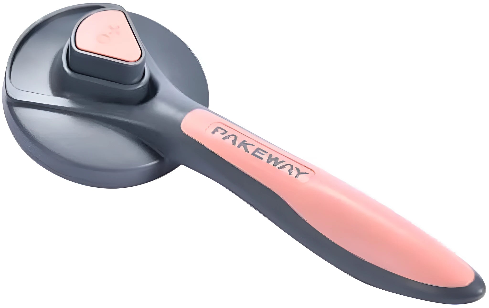 Self-cleaning pet slicker brush with one-click button and massage-tip bristles in grey, green or pink colour options