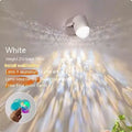 Dynamic water ripple ambience table lamp in ceiling or desktop configuration styles