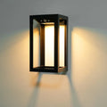 Modern Chinese outdoor wall lamp with solar panel and plastic shell in two-tone light colour