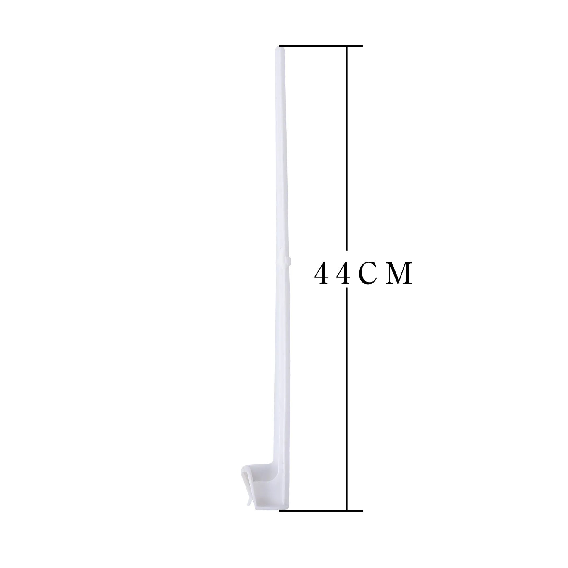 White PP plastic car window flag holder bracket for vehicle mounting