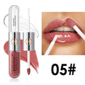 Transparent case containing 6ml of women's lip gloss in one of nine colour options