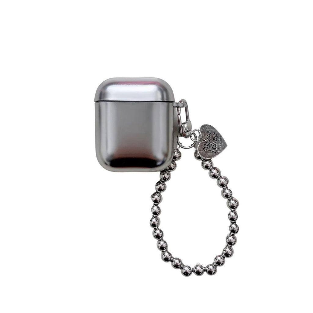 Matte plating TPU protective case for AirPods showing universal design with electroplated finish