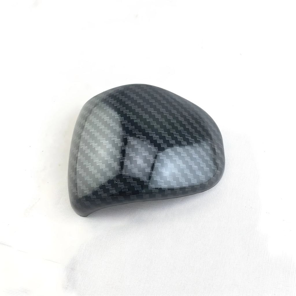 Carbon fibre finish gear shift cover for manual transmission car interior
