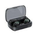 Bluetooth headset game sports TWS touch figure 5.3 earbuds with power display on dark surface