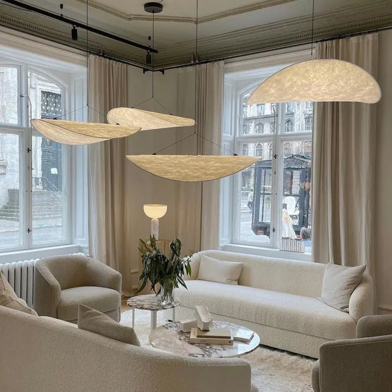 Art silk decorative chandelier ceiling light fixture with multiple size and light colour options