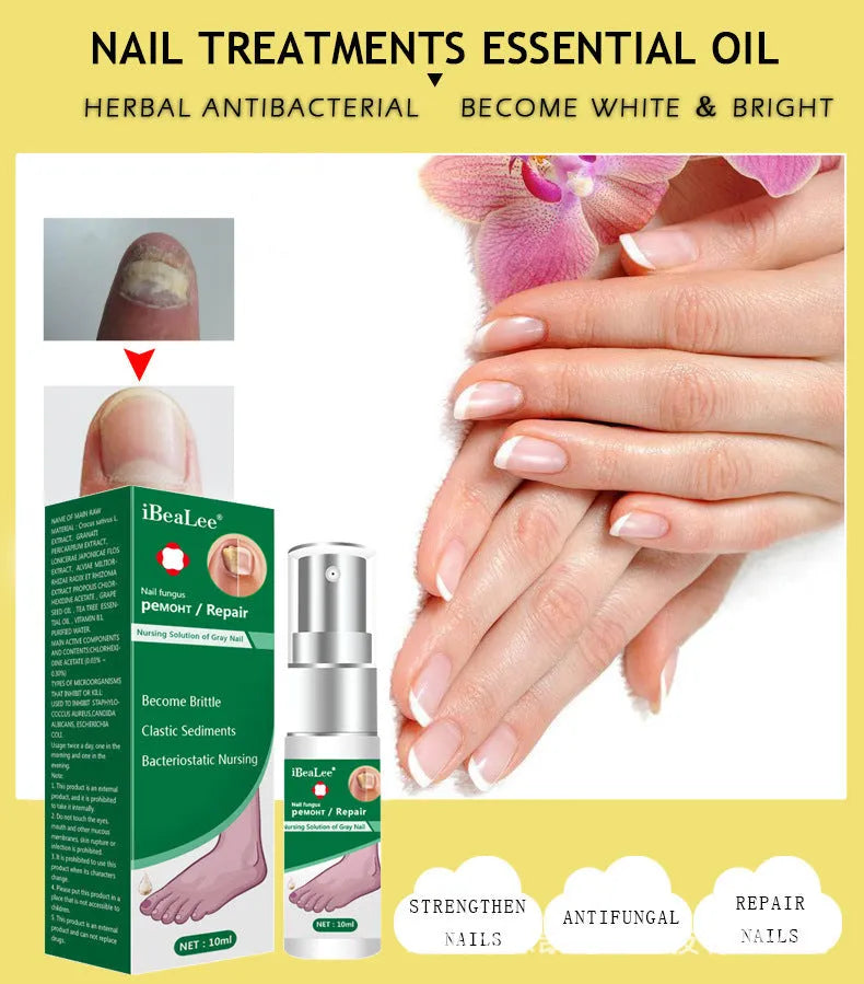 Whitenail Antibacterial Liquid 10ml bottle for foot care and deck repair dust treatment