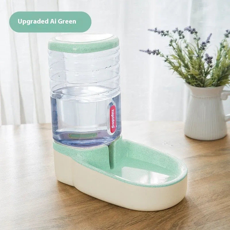 Second generation 3.8 litre automatic pet drinker for dogs and cats in blue, green, grey or pink