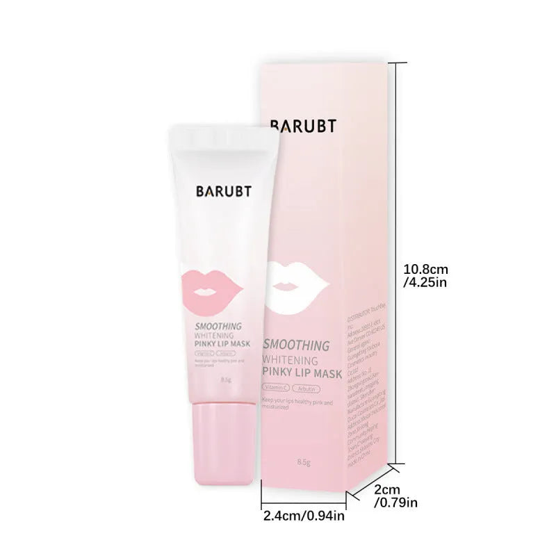 8.5g brightening moisturising lip balm tube with colour fading and melanin care properties