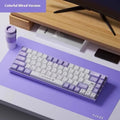 Mechanical gaming keyboard with wired USB cable and mixed colour keycaps