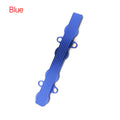 Aluminium alloy engine hood shown in blue, red, and silver colour options.