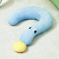 Blue or yellow rectangular pet pillow for cats and dogs, dimensions 62 cm by 39 cm.