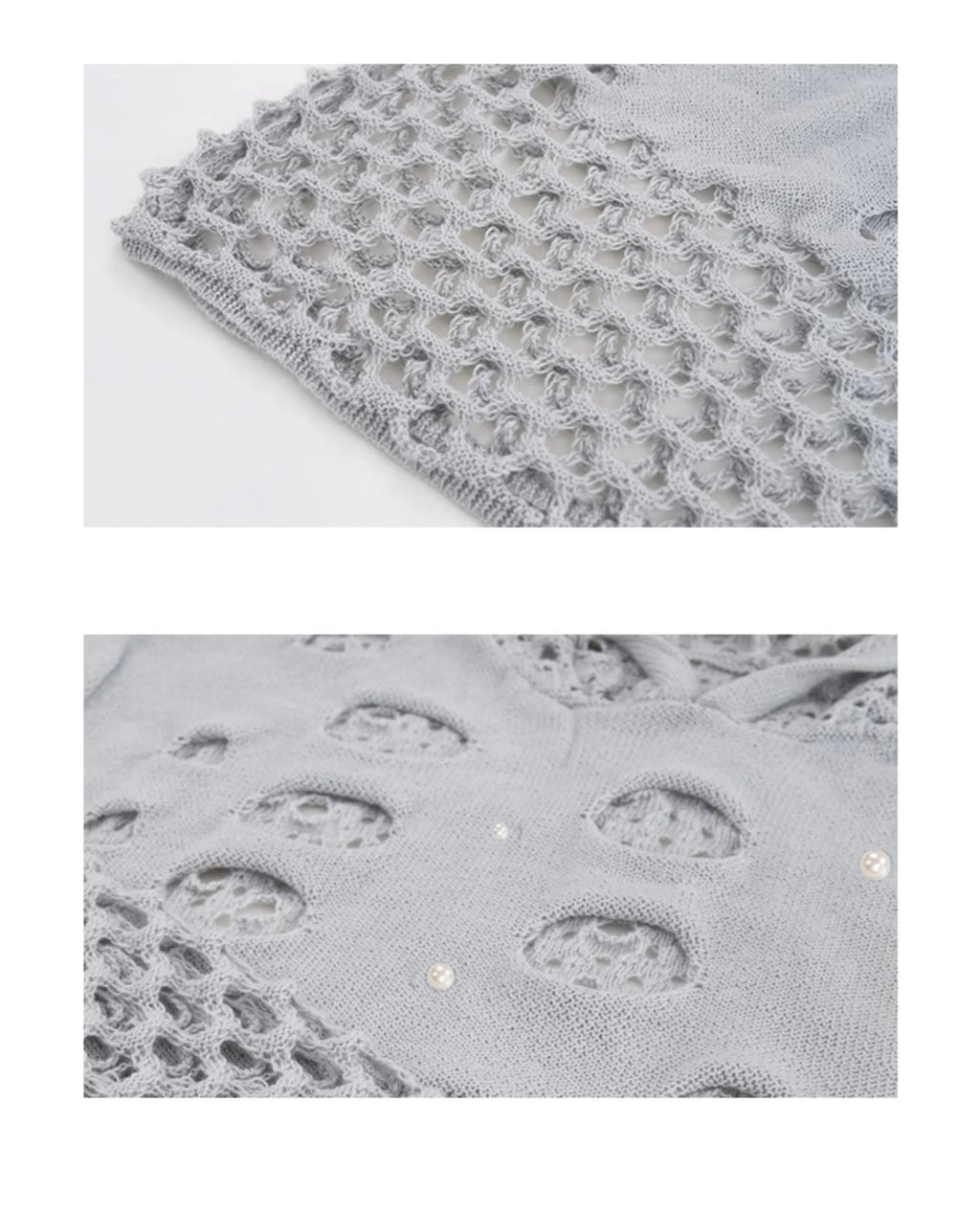 Black men's hooded sweater with pearl decorations, loose fit pullover design
