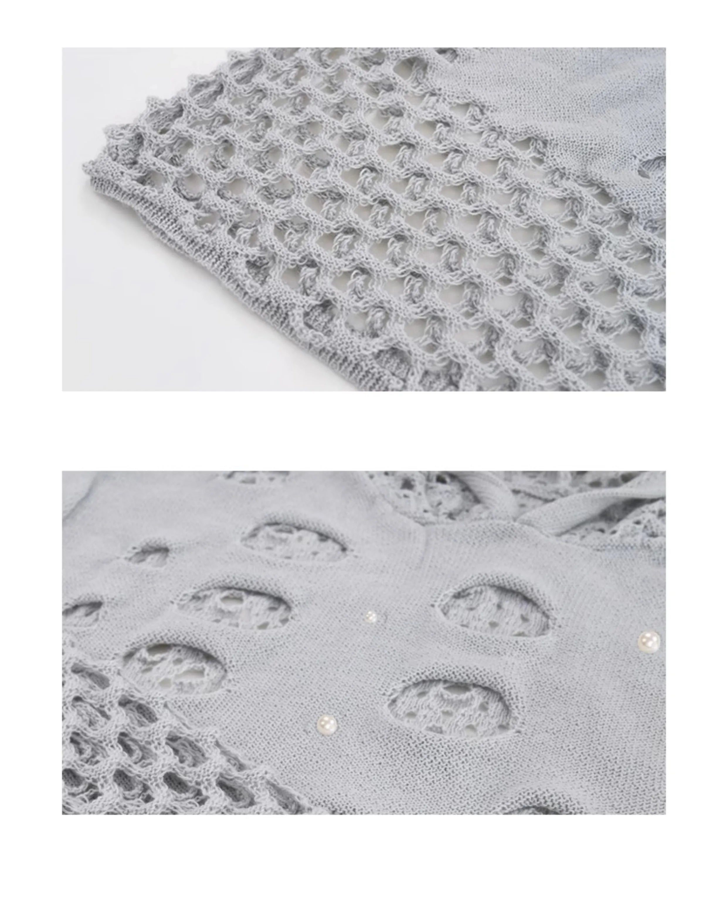 Black men's hooded sweater with pearl decorations, loose fit pullover design