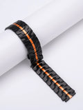 Stainless steel watch replacement band in multiple metallic colours with 20mm and 22mm universal sizing