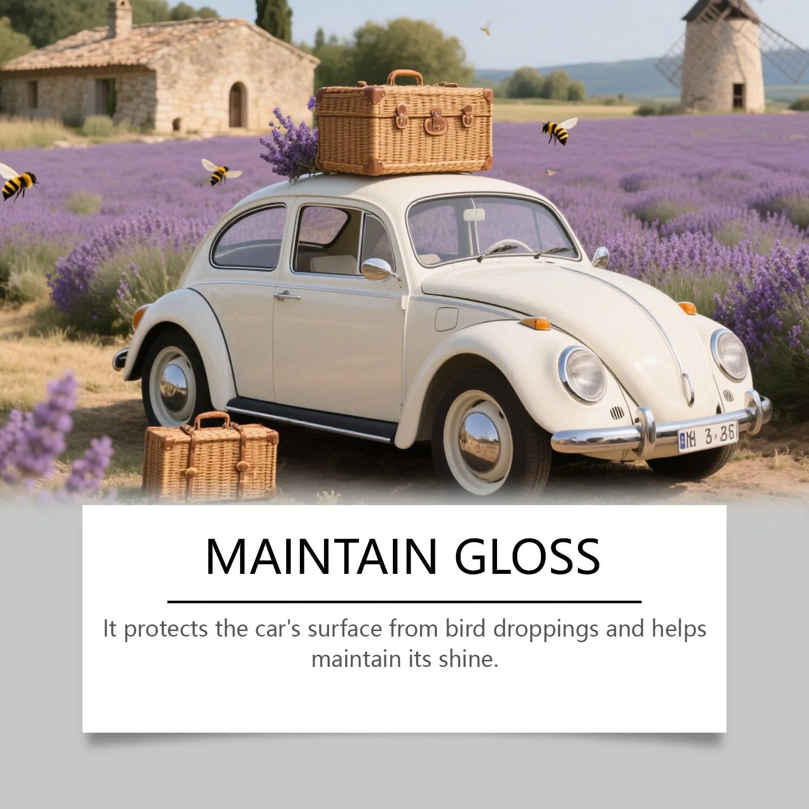 120ml ceramic coating protective agent spray bottle for anti-fading gloss maintenance