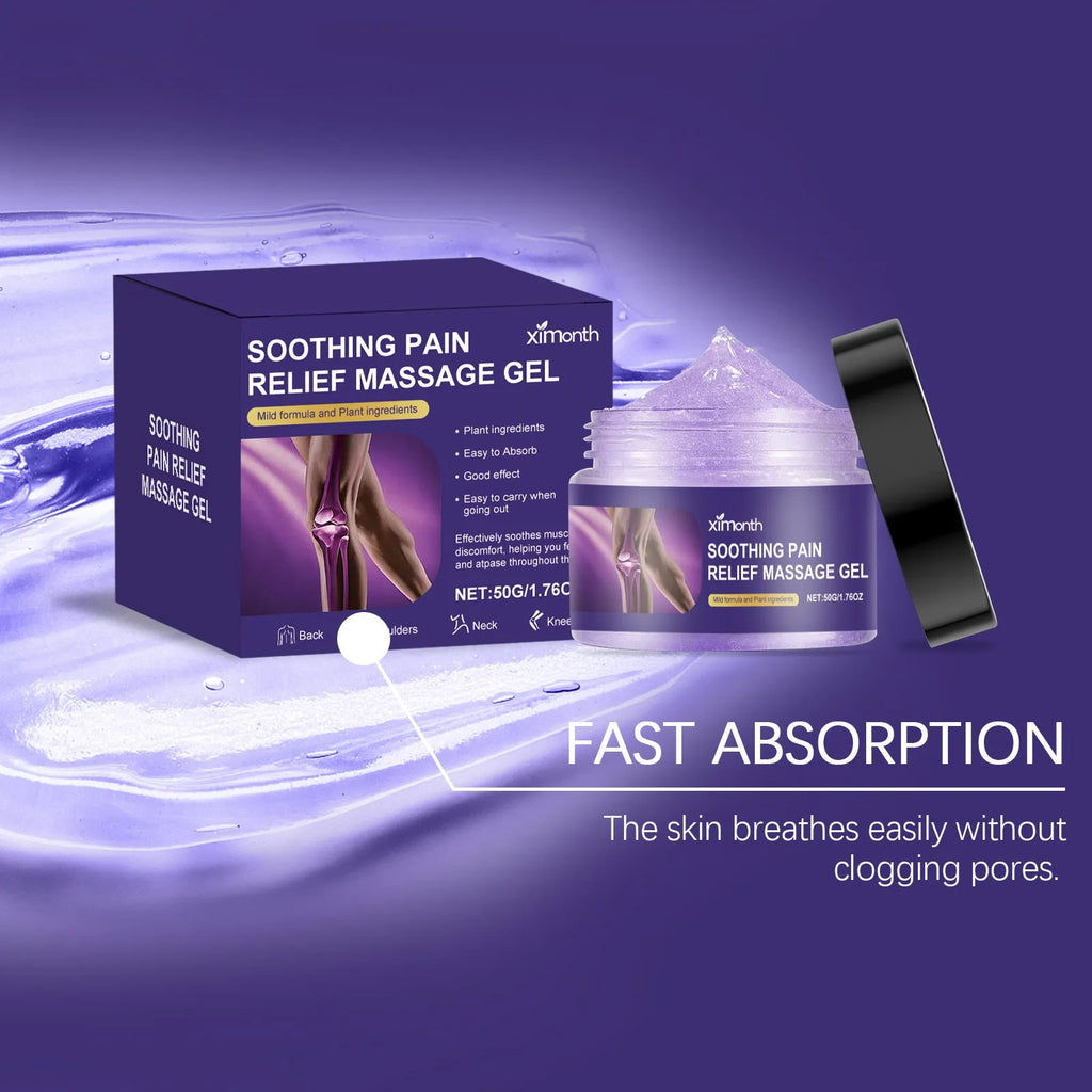 50g jar of herbal body joint care gel for topical muscle and joint application