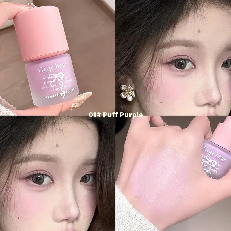 Gege Bear Oxygen Light Liquid Blush in standard packaging with colour options