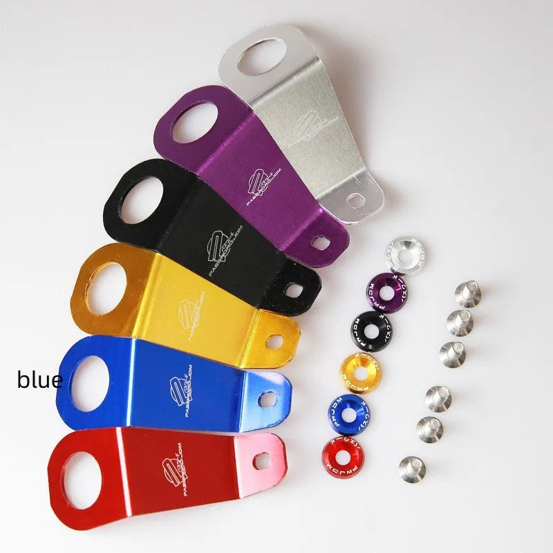 Aluminium alloy radiator mounting bracket for Honda Civic EG in anodised colours