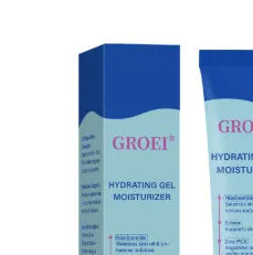 50ml hyaluronic acid moisturising facial gel in single unit packaging