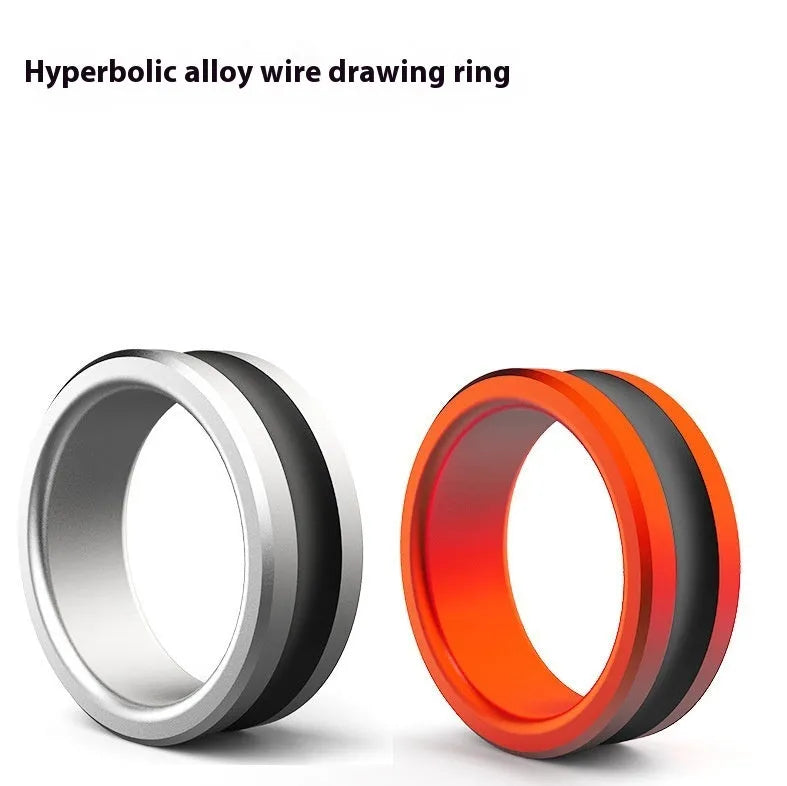 Orange and silver alloy fishing hand guard tool with non-slip grip surface for hook removal