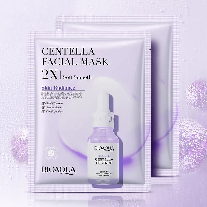 30g facial sheet mask in collagen, hyaluronic acid, vitamin C or Centella Asiatica variants