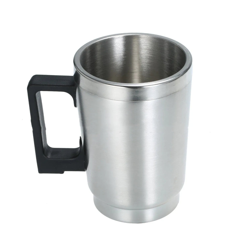 Automobile headlamp renovation kit with stainless steel cups, elbow cover, and power adapters.
