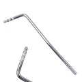 Direct plug-in guitar tremolo bar in metal construction available in black, blue, gold and silver finishes