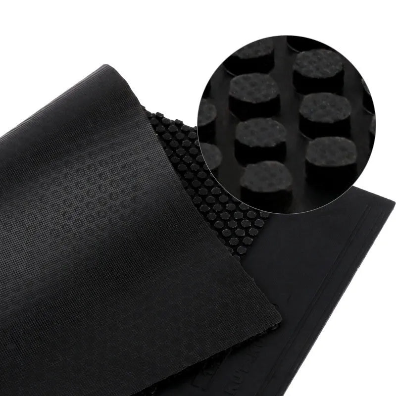Small particle table tennis rubber sheet in black or red colour