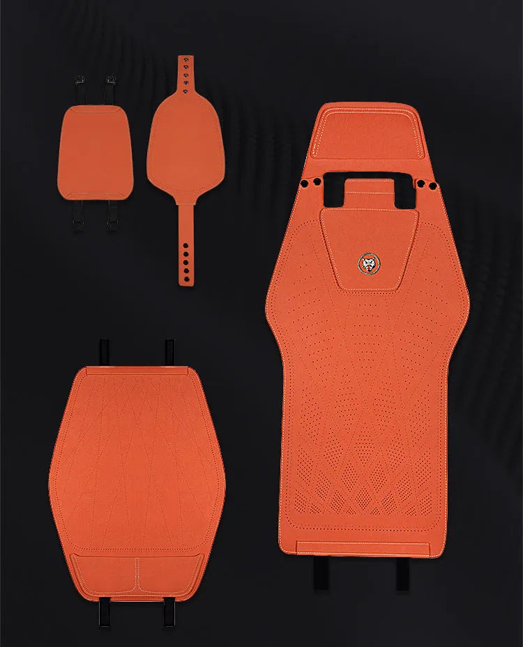 Ultra thin tailored leather car seat cover with gradient drilling holes in six colour options