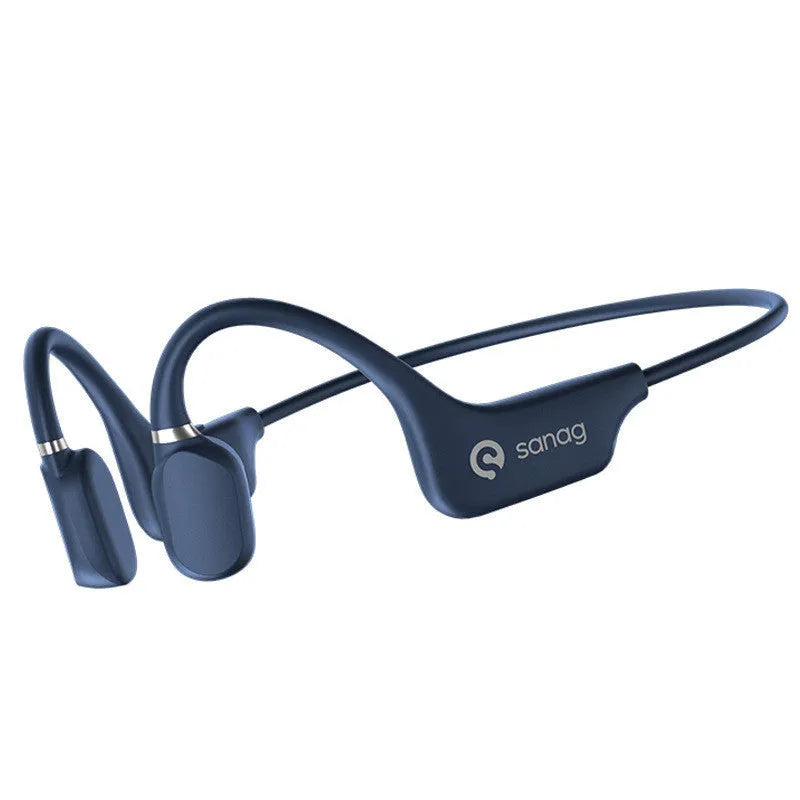 Bone conduction Bluetooth sports headphones in six colours with wireless neckband design