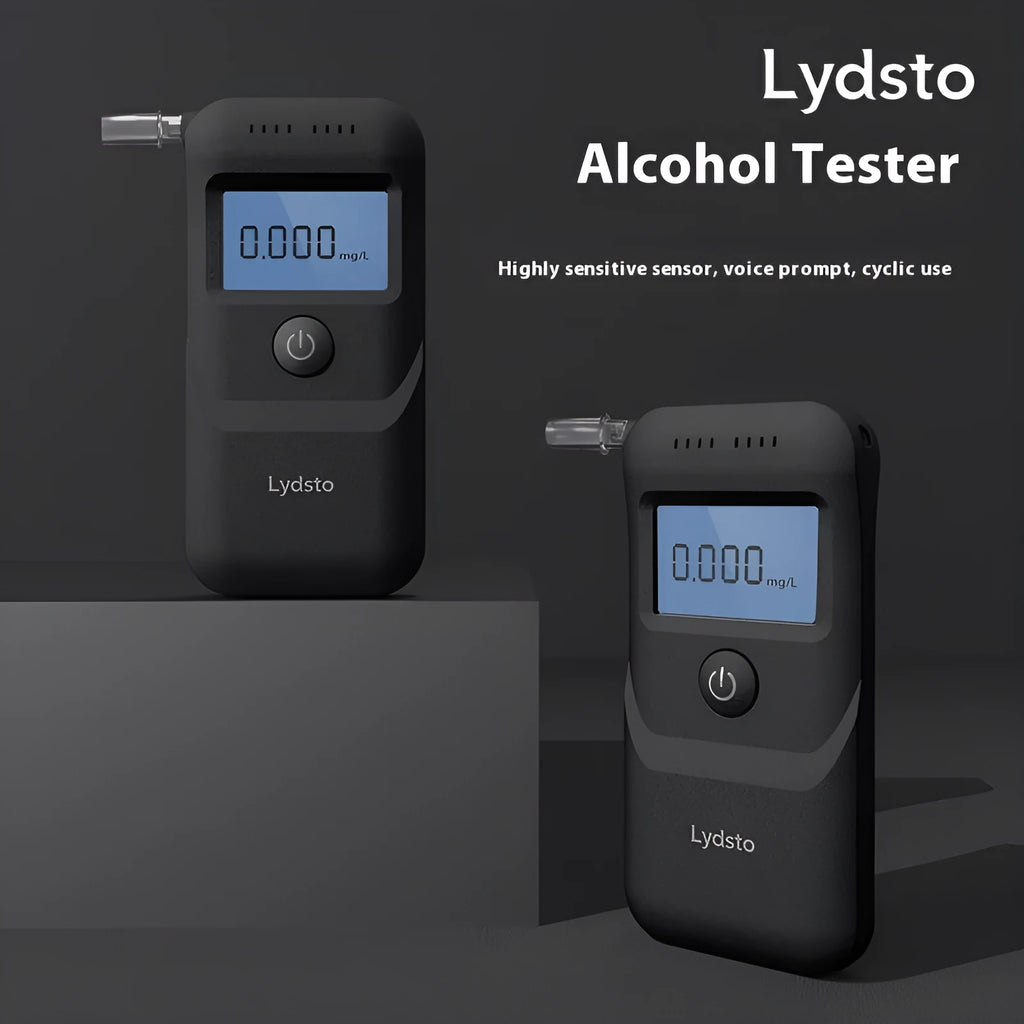 Black HD-JJCSY01 household alcohol tester for breath alcohol checks