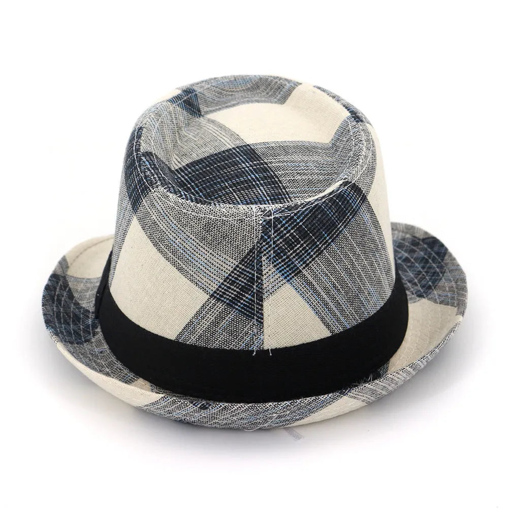Polyester sun hat with 4.5cm brim in black colour showing bell crown style