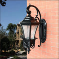 European-style black bronze outdoor landscape street lamp for courtyards with IP54 waterproof rating