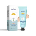 Curdling Sunscreen Moisturising Liquid Foundation bottle in Dark Skin, Ivory White, and Natural Colour shades.